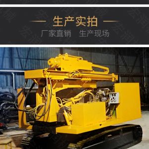 助力青海電網工程光伏打樁機，履帶打樁機