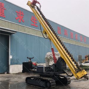 直銷光伏履帶鉆孔機，螺旋光伏鉆孔機