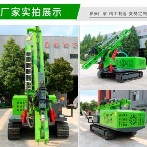 液壓錘款光伏打樁機